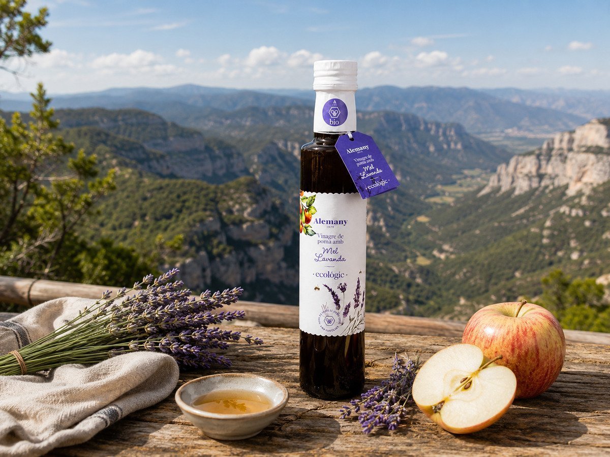 Vinagre de manzana ecológico con miel de lavanda - Imagen 2